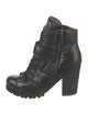 Prada Sport Leather Combat Boots
