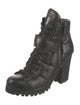 Prada Sport Leather Combat Boots