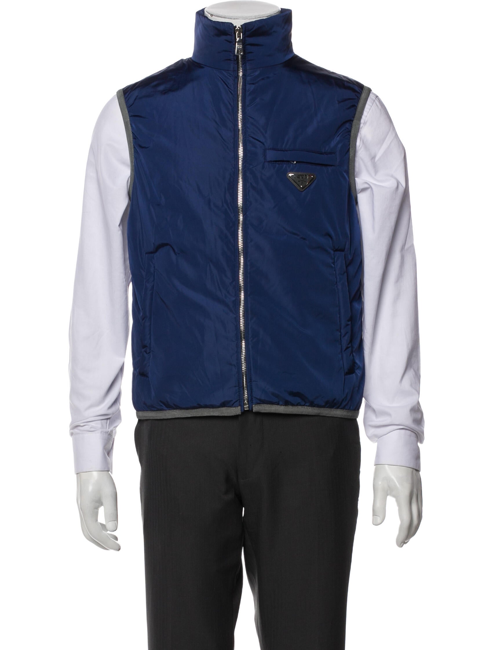 Prada Sport 2012 Enameled Metal Triangle Vest