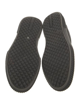 Prada Sport Nylon Leather Trim Embellishment Sneakers