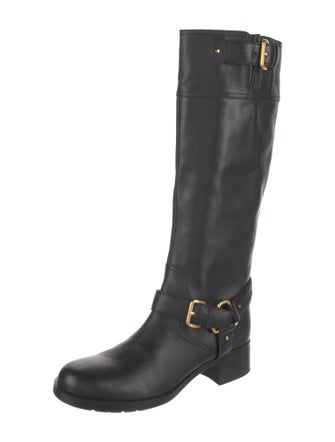 Prada Sport Leather Riding Boots