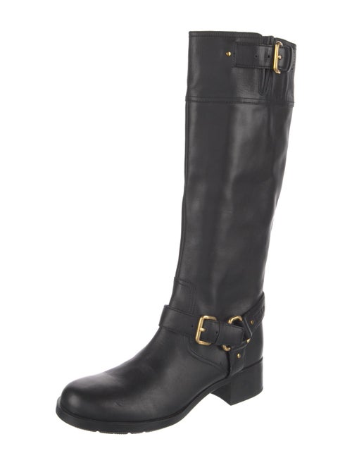 Prada Sport Leather Riding Boots
