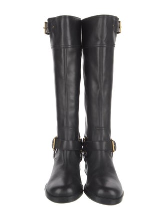 Prada Sport Leather Riding Boots