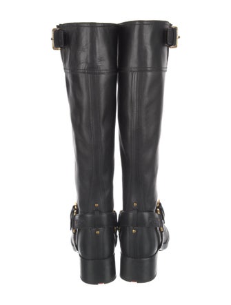 Prada Sport Leather Riding Boots
