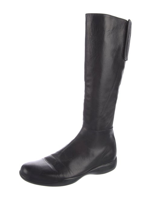 Prada Sport Leather Riding Boots