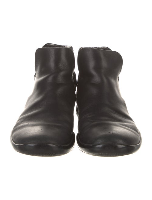 Prada Sport Leather Chelsea Boots