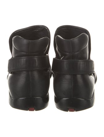 Prada Sport Leather Chelsea Boots