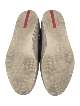 Prada Sport Leather Espadrille Sneakers