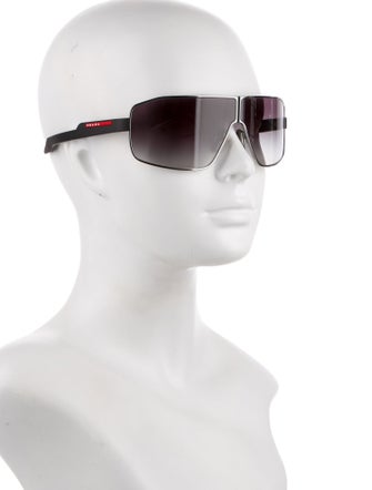 Prada Sport Signature Logo Shield Sunglasses