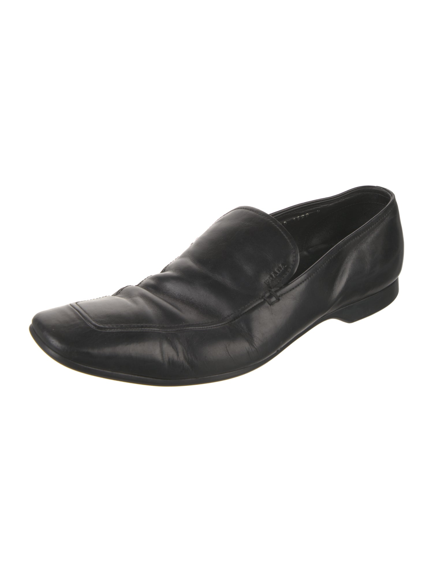 Prada Sport Leather Dress Loafers