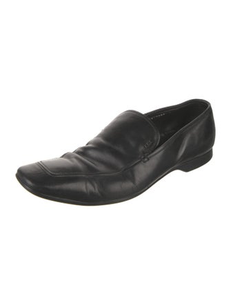Prada Sport Leather Dress Loafers