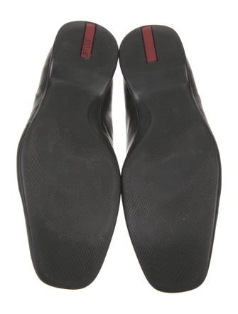 Prada Sport Leather Dress Loafers