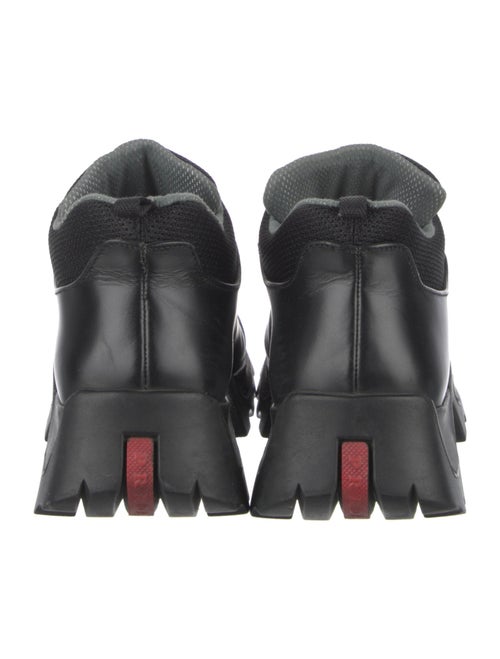 Prada Sport Leather Mesh Accents Oxfords