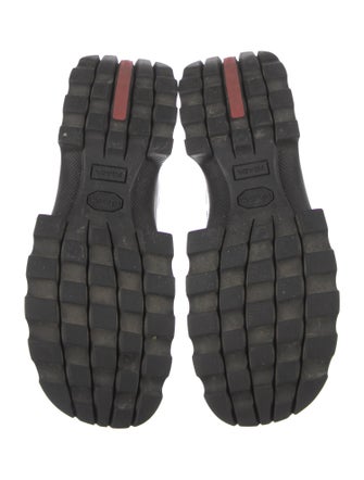 Prada Sport Leather Mesh Accents Oxfords