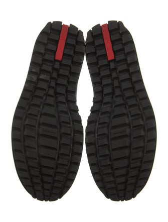 Prada Sport Leather Lace-Up Boots