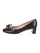 Prada Sport Patent Leather Bow Accents Pumps