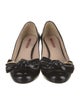 Prada Sport Patent Leather Bow Accents Pumps