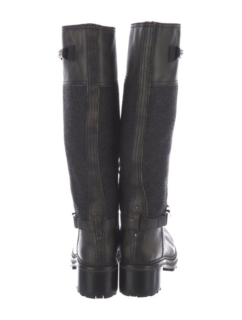 Prada Sport Leather Riding Boots