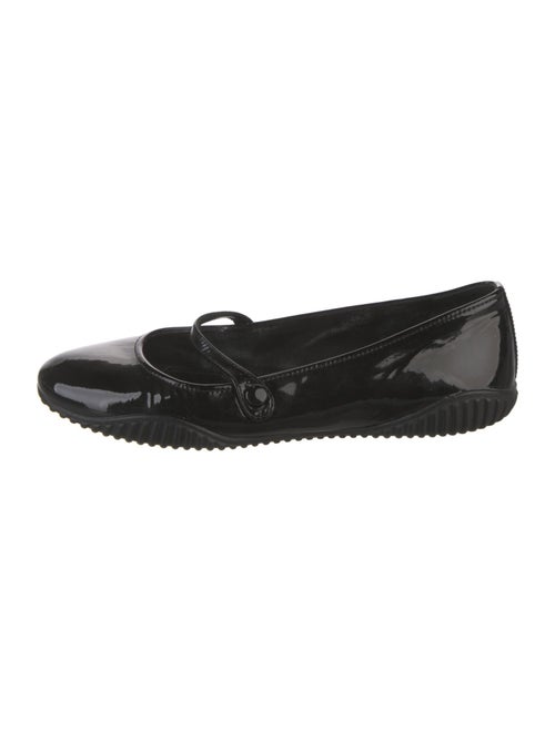 Prada Sport Patent Leather Mary Jane Flats