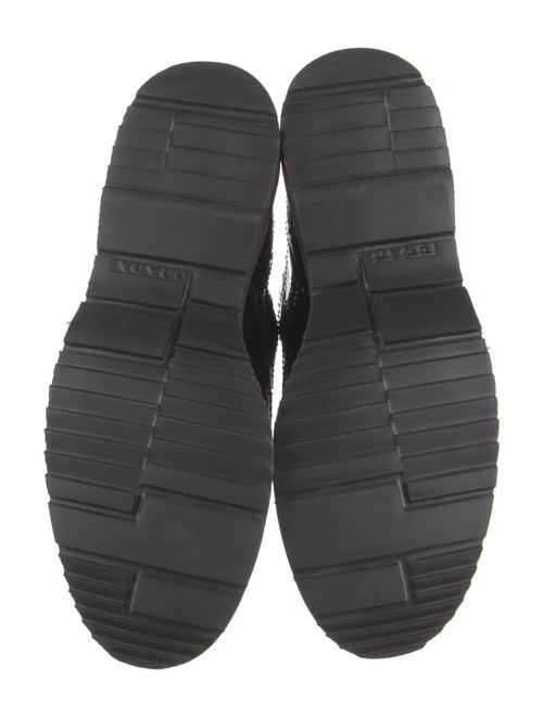 Prada Sport Patent Leather Lasercut Accents Oxfords
