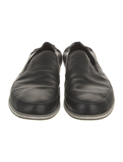 Prada Sport Leather Lasercut Accents Sneakers