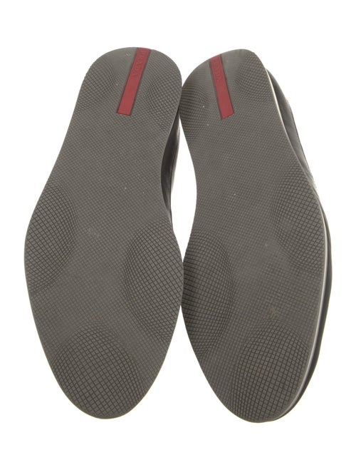 Prada Sport Leather Lasercut Accents Sneakers