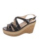 Prada Sport Patent Leather Braided Accents Espadrilles