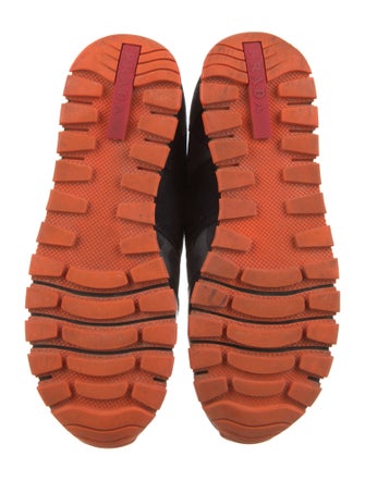 Prada Sport Suede Printed Sneakers