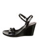 Prada Sport Patent Leather Slingback Sandals