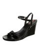Prada Sport Patent Leather Slingback Sandals