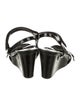 Prada Sport Patent Leather Slingback Sandals