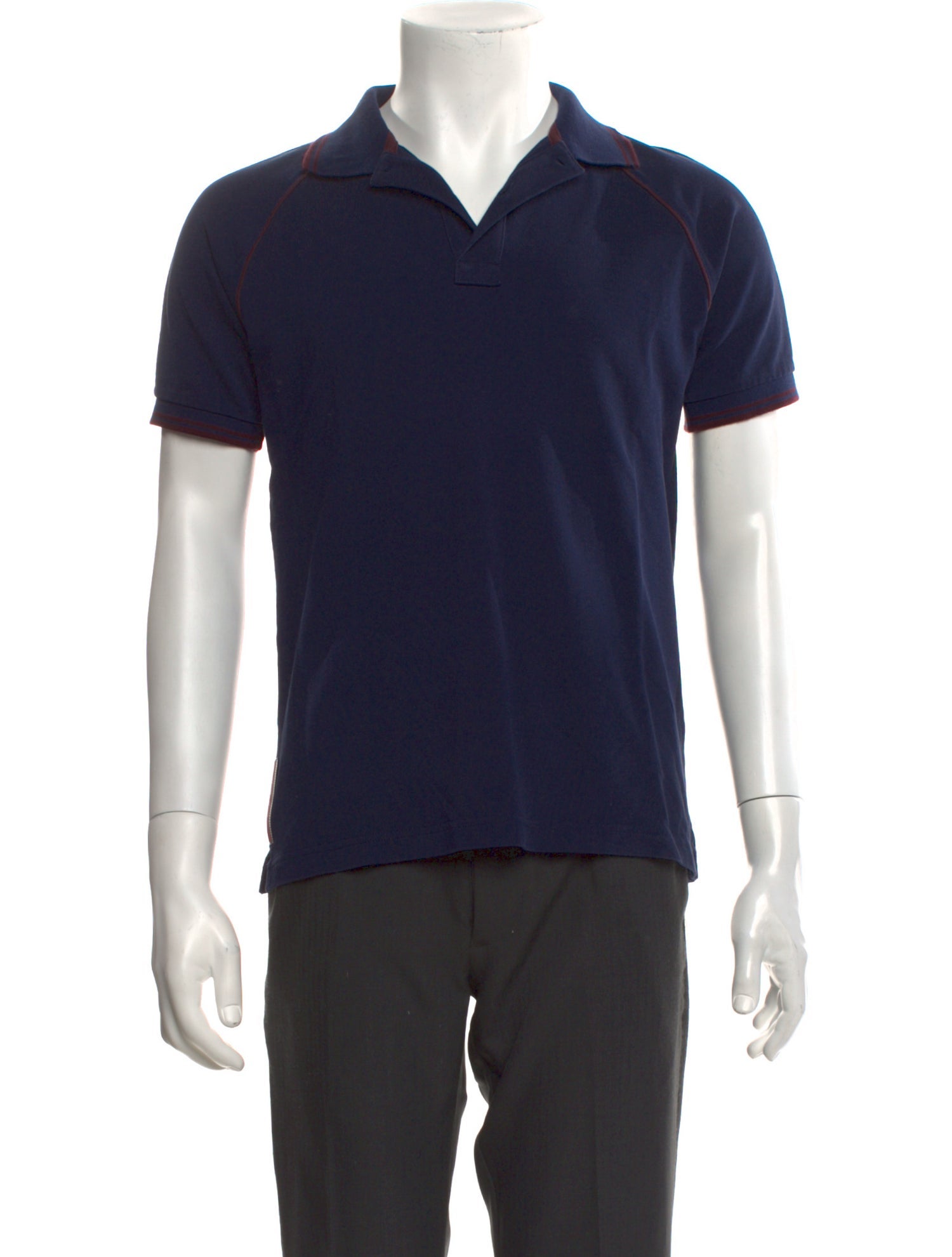Prada 2018 Crew Neck Polo Shirt
