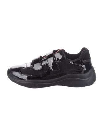 Prada Sport Patent Leather Low-Top Sneakers