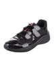 Prada Sport Patent Leather Low-Top Sneakers