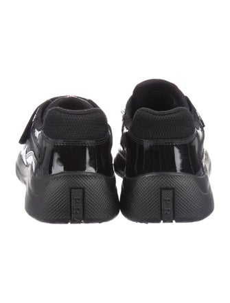 Prada Sport Patent Leather Low-Top Sneakers