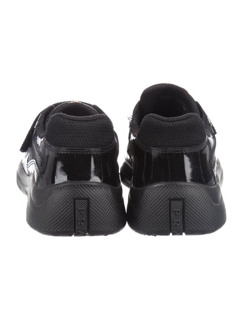 Prada Sport Patent Leather Low-Top Sneakers