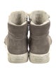 Prada Sport Suede Fur Trim Sneakers