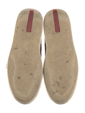 Prada Sport Suede Fur Trim Sneakers