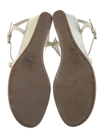 Prada Sport Patent Leather T-Strap Sandals