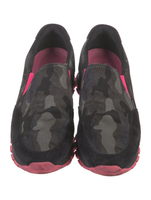 Prada Sport Canvas Camouflage Print Sneakers