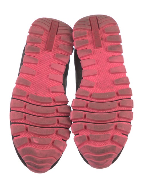 Prada Sport Canvas Camouflage Print Sneakers