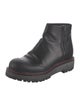 Prada Sport Leather Combat Boots