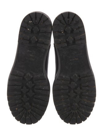 Prada Sport Leather Combat Boots