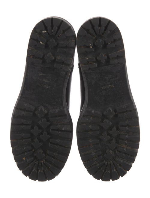 Prada Sport Leather Combat Boots