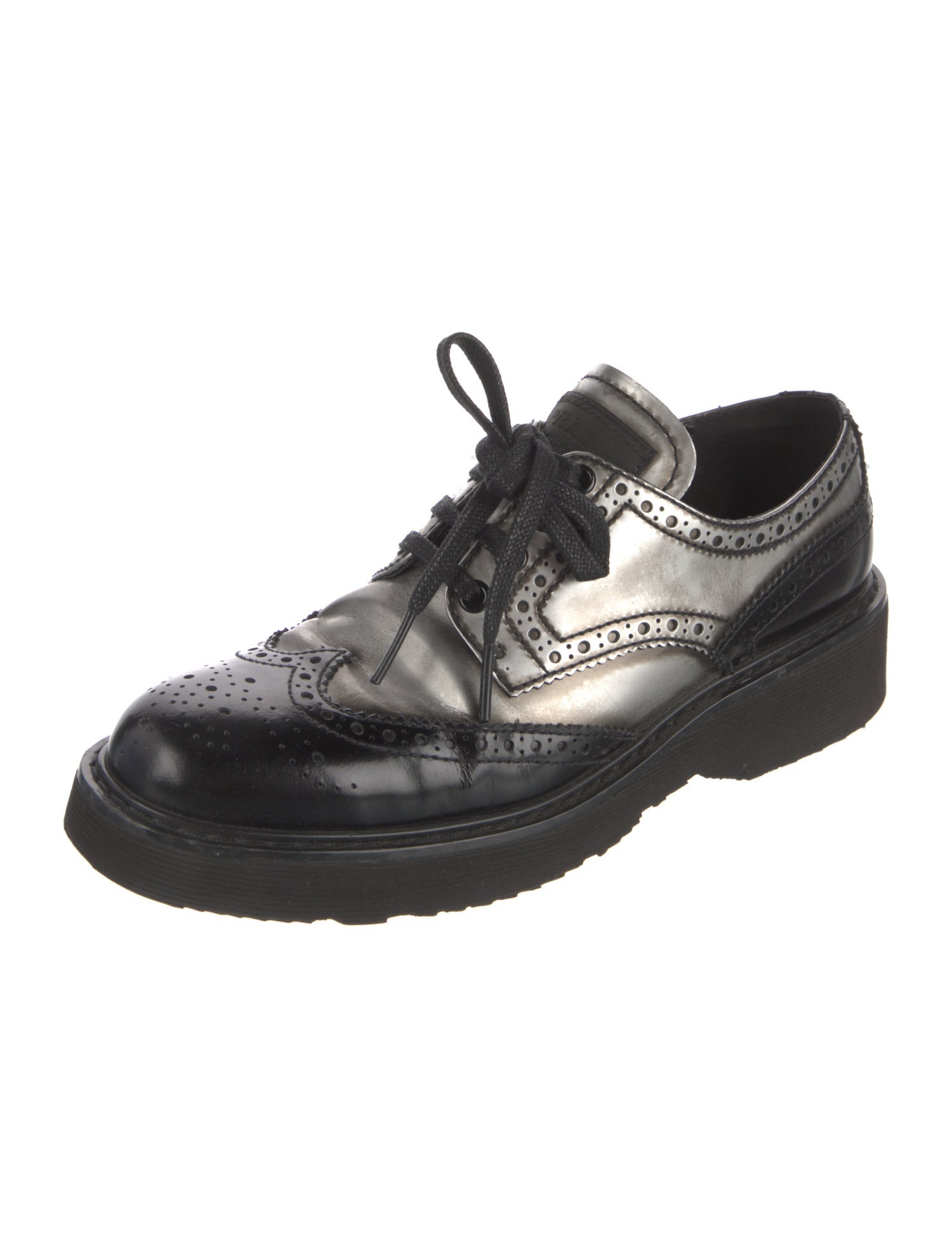 Prada Sport Vintage Patent Leather Oxfords