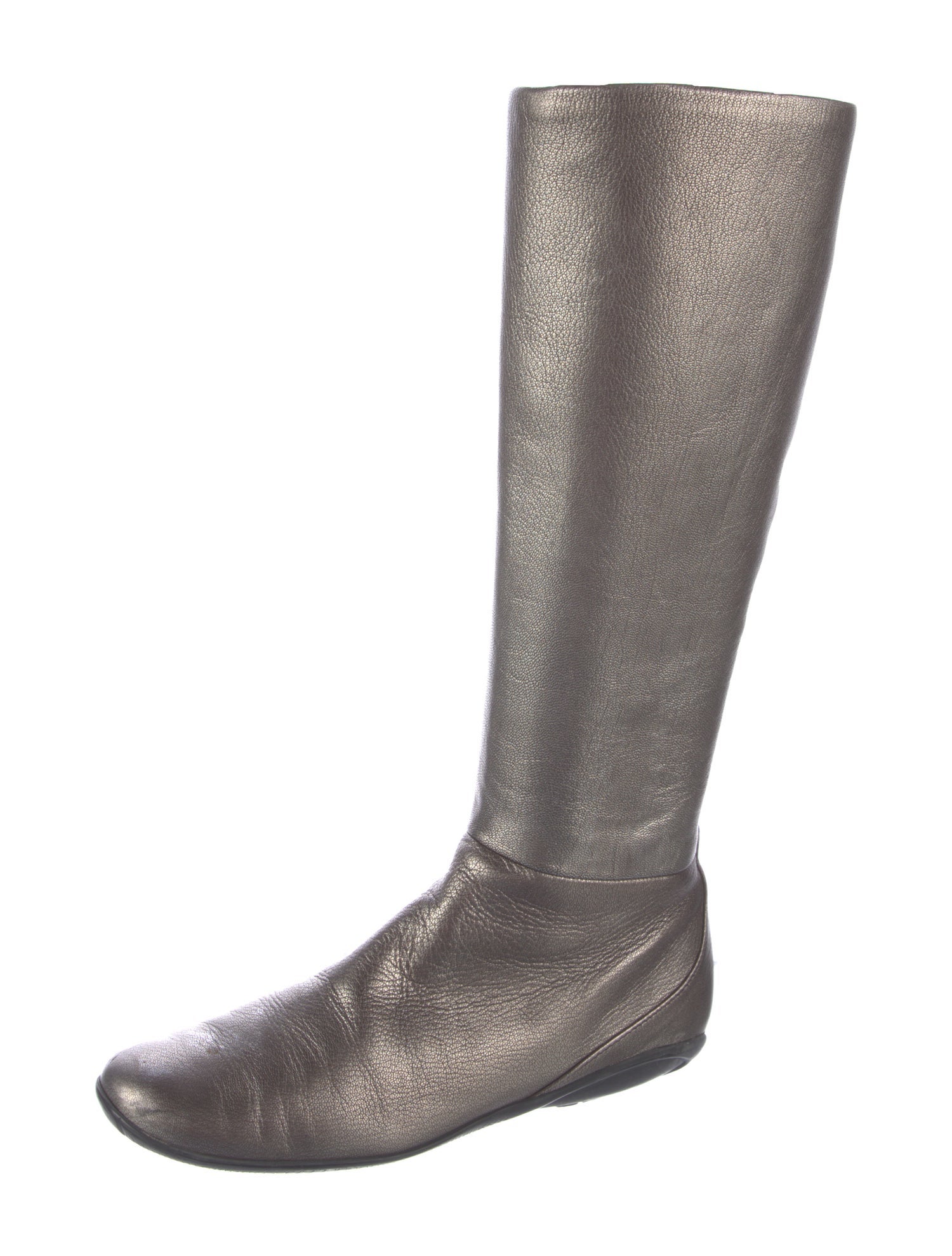 Prada Sport Leather Riding Boots