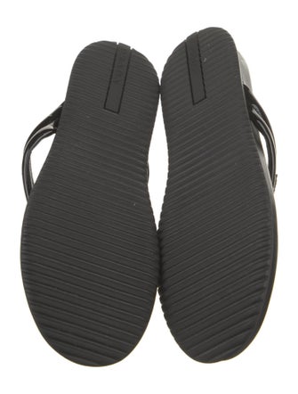 Prada Sport Patent Leather Slides