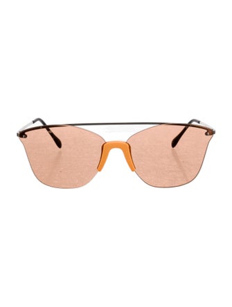 Prada Shield Mirrored Sunglasses