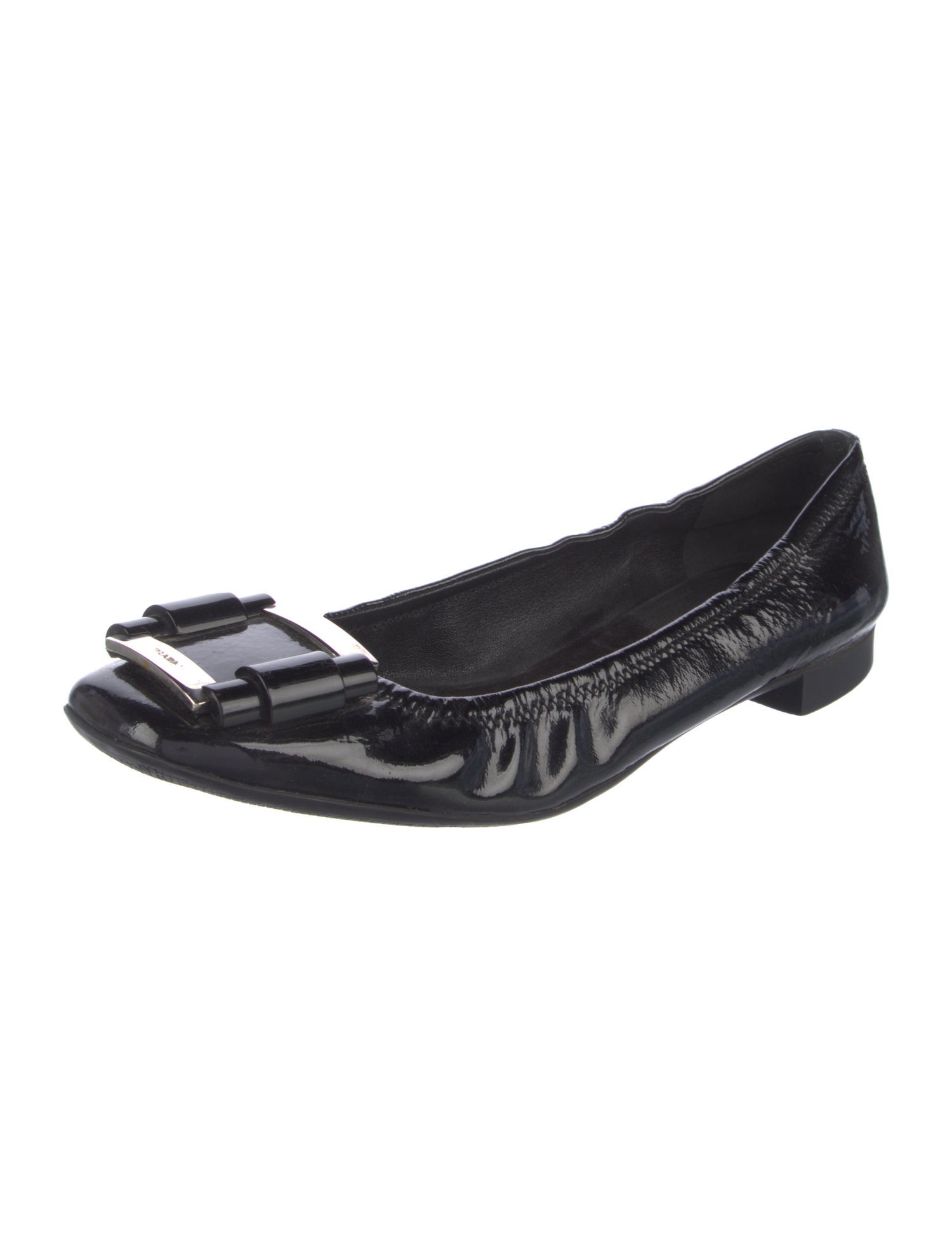 Prada Sport Patent Leather Ballet Flats