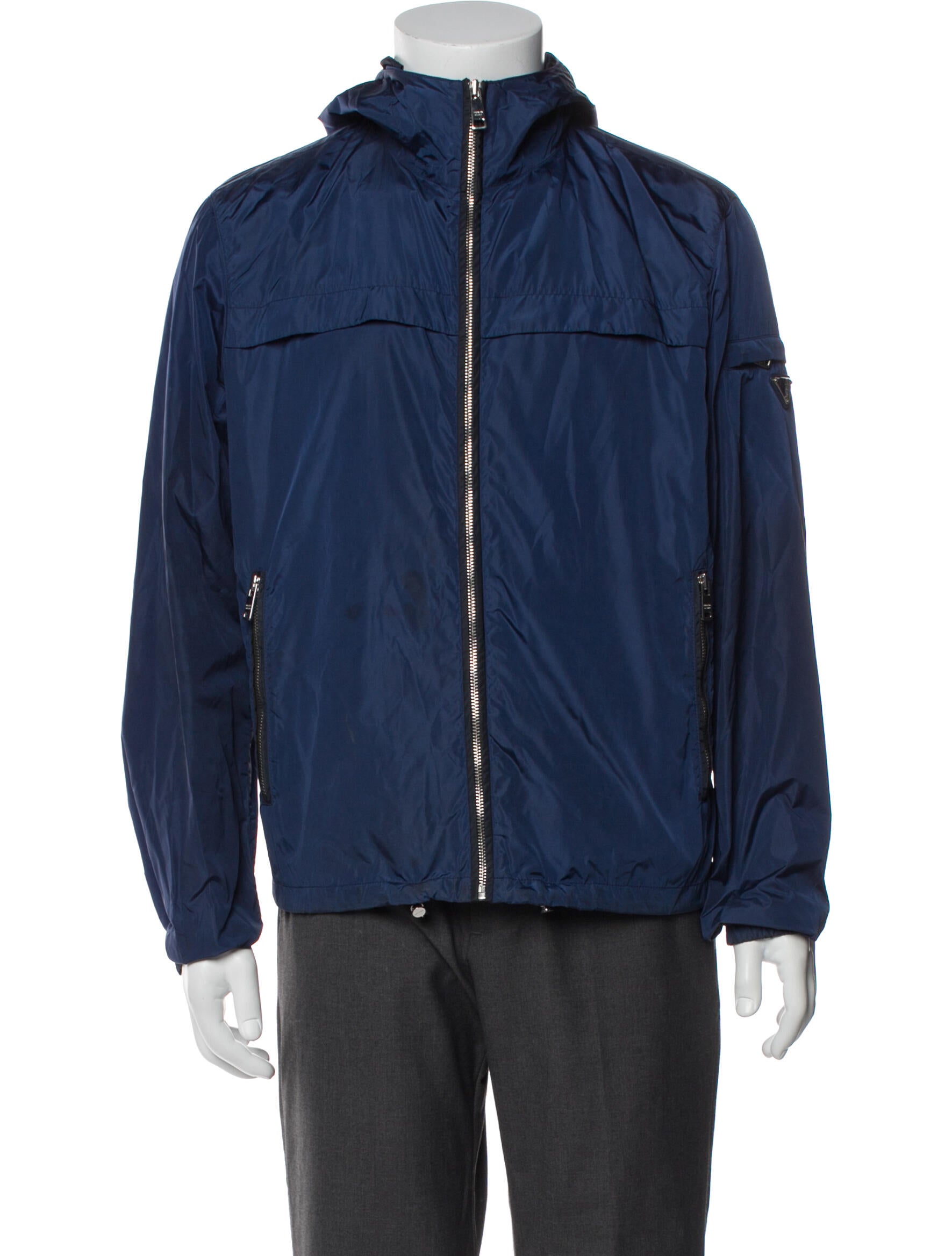 Prada Sport 2013 Enameled Metal Triangle Windbreaker